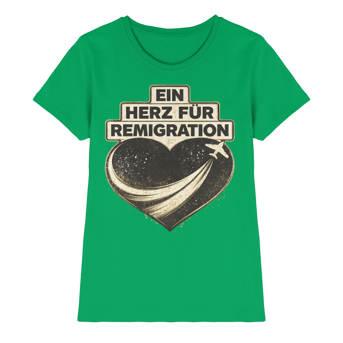 Ein Herz für Remigration - Premiumshirt - Ladies Premium Shirt