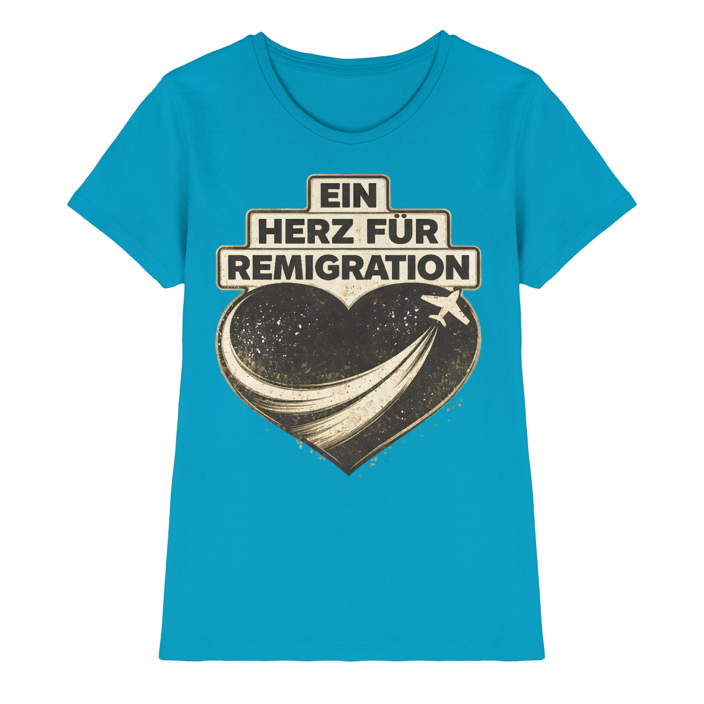 Ein Herz für Remigration - Premiumshirt  - Ladies Premium Shirt