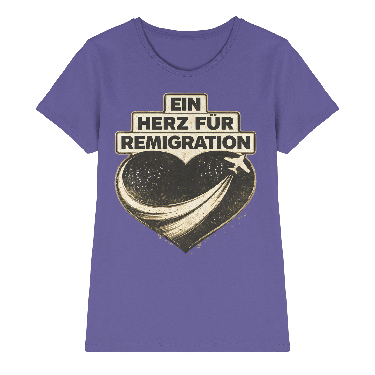 Ein Herz für Remigration - Premiumshirt  - Ladies Premium Shirt
