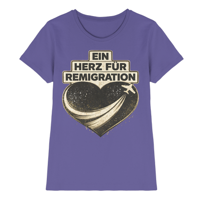 Ein Herz für Remigration - Premiumshirt  - Ladies Premium Shirt