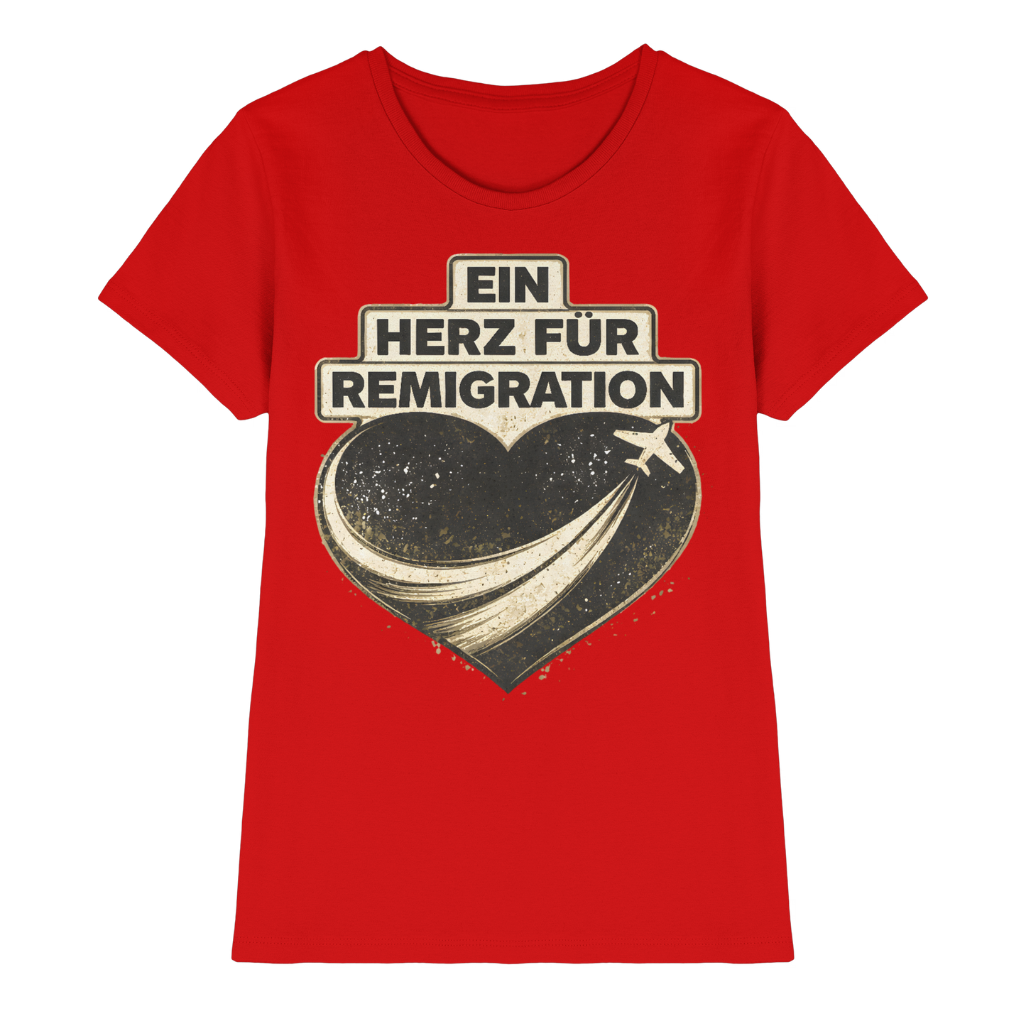 Ein Herz für Remigration - Premiumshirt  - Ladies Premium Shirt