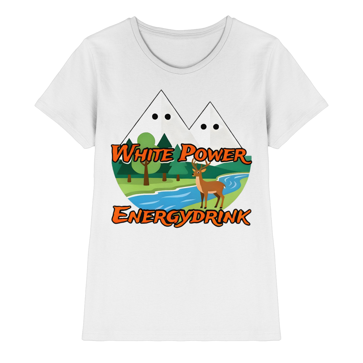 White Power Energydrink - Premiumshirt für Mädels - Ladies Premium Shirt