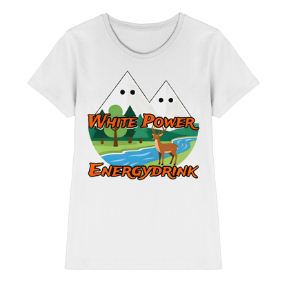 White Power Energydrink - Premiumshirt für Mädels - Ladies Premium Shirt