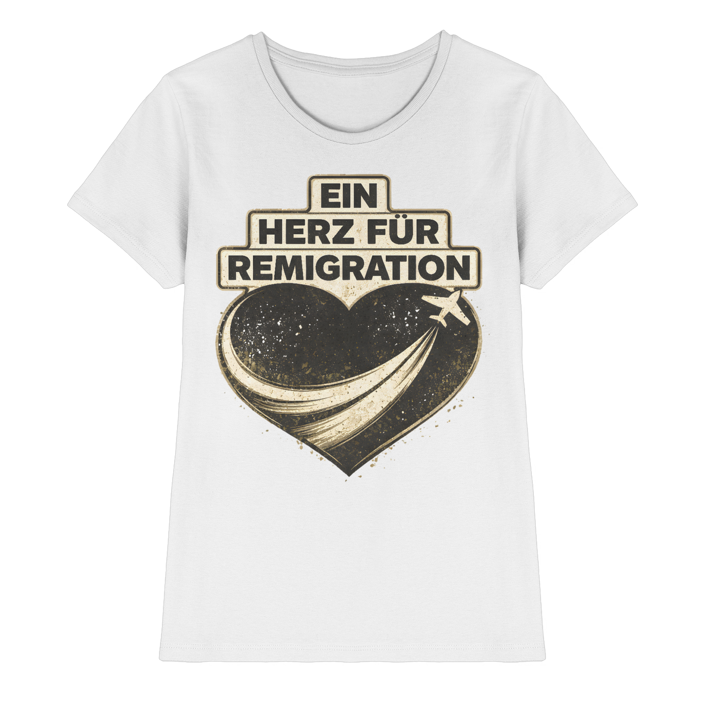 Ein Herz für Remigration - Premiumshirt  - Ladies Premium Shirt