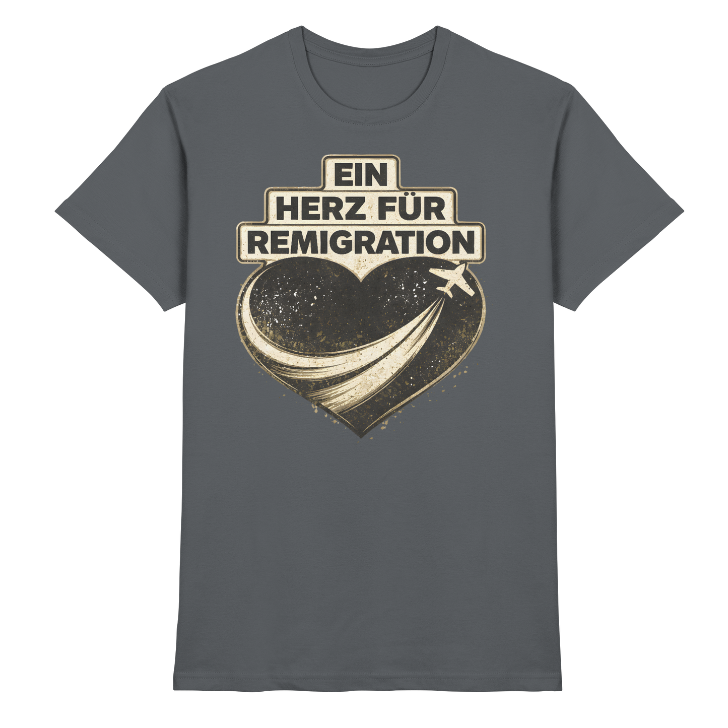 Ein Herz für Remigration - Premiumshirt  - Premium Shirt