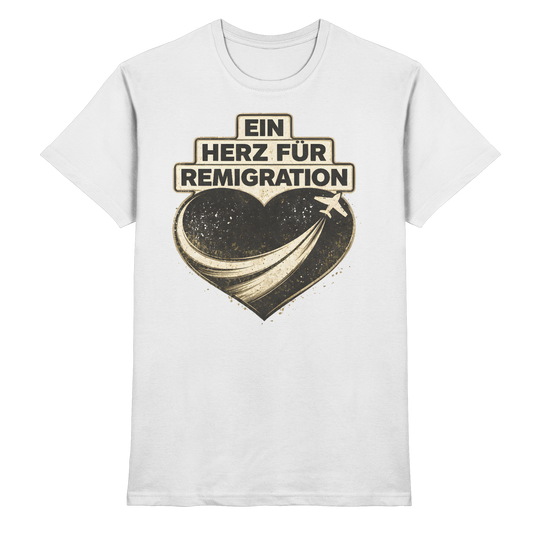 Ein Herz für Remigration - Premiumshirt  - Premium Shirt